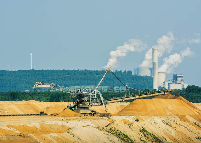 Estrazione di lignite — Foto stock