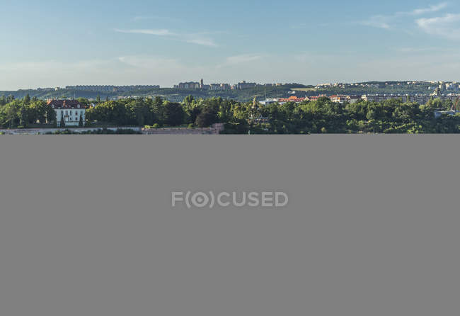 Парламент под высоким углом, Чехия — стоковое фото