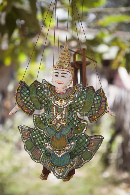 Pupazzo appeso tradizionale, Siem Reap, Cambogia — Foto stock