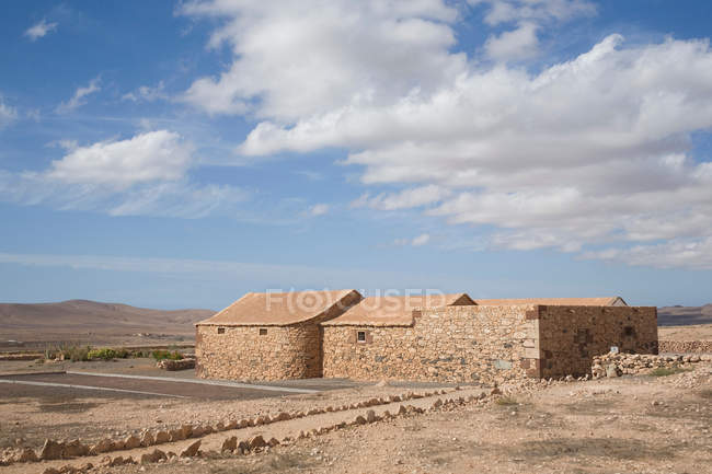 Traditional house at Tefia — Stock Photo