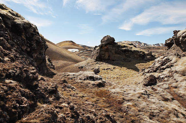 Formazioni rocciose nel paesaggio — Foto stock