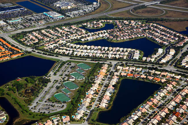 Häuser an der Ostküste Floridas — Stockfoto