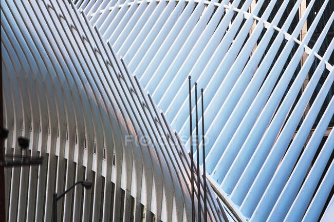 Структура Oculus, One World Trade Centre, Нью-Йорк, Нью-Йорк, США — стоковое фото