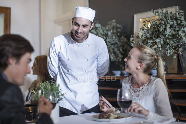 Cape Town, South Africa, people in restaurant — Stock Photo
