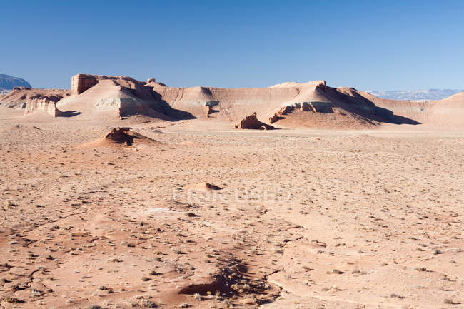Сцена в пустыне в Моабе — стоковое фото