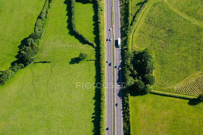 Vista de la autopista en sussex - foto de stock