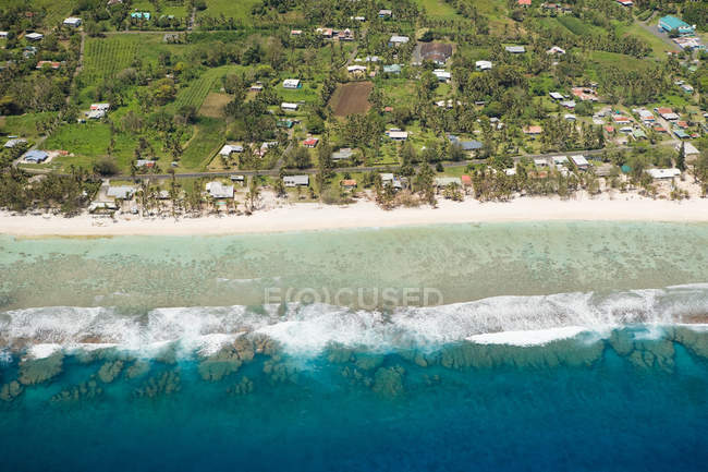 Cook Islands coastline — Stock Photo