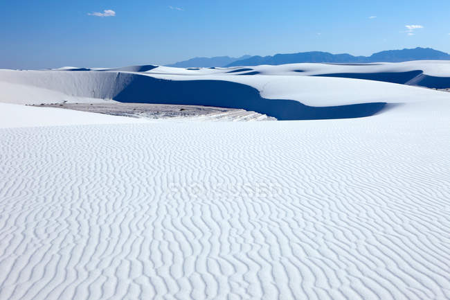 Sand dunes, white sands national park — Stock Photo