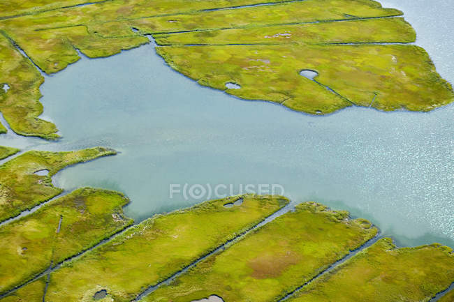 Вода и ландшафт округа Ньюпорт — стоковое фото