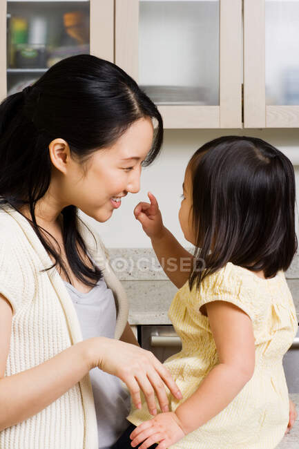 A mother and daughter — Stock Photo