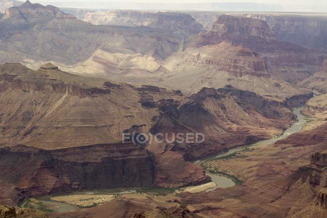 Vue panoramique du grand canyon en plein jour — Photo de stock
