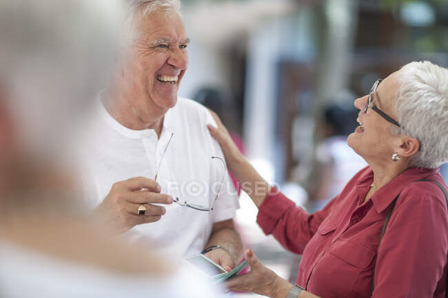 Cape Town, South Africa elderly couple together — Stock Photo