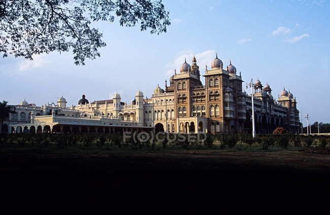 Вид на здания железной дороги в Мадрасе — стоковое фото