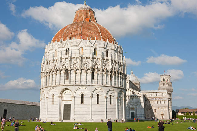Piazza dei miracoli, Pisa, Itália — Fotografia de Stock