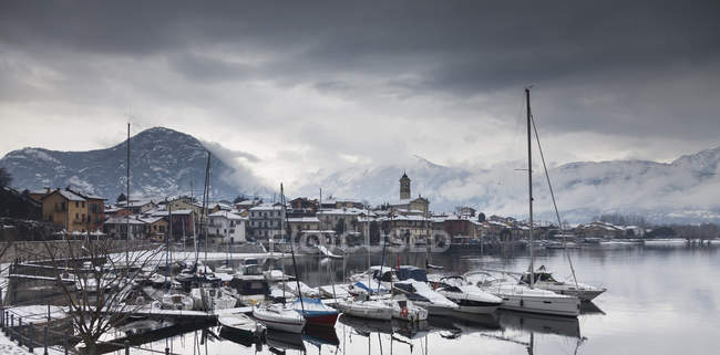 Feriolo, озера Маджоре, П'ємонт, провінції Ломбардія, Італія — стокове фото