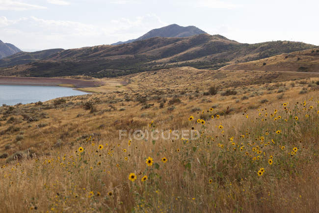 Little Dell Reservoir, Salt Lake City, Utah, EE.UU. - foto de stock