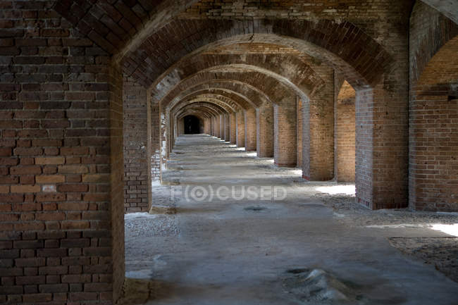 Interior da fortaleza de Fort Jefferson — Fotografia de Stock