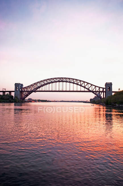 Ponte del cancello infernale New York — Foto stock