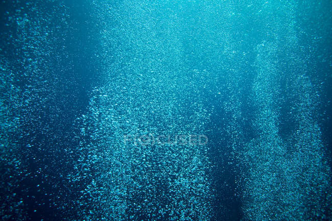 Bulles de la texture de plongée sous-marine — Photo de stock