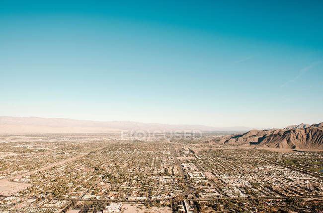 Vista aérea de Palm Springs, Califórnia, EUA — Fotografia de Stock