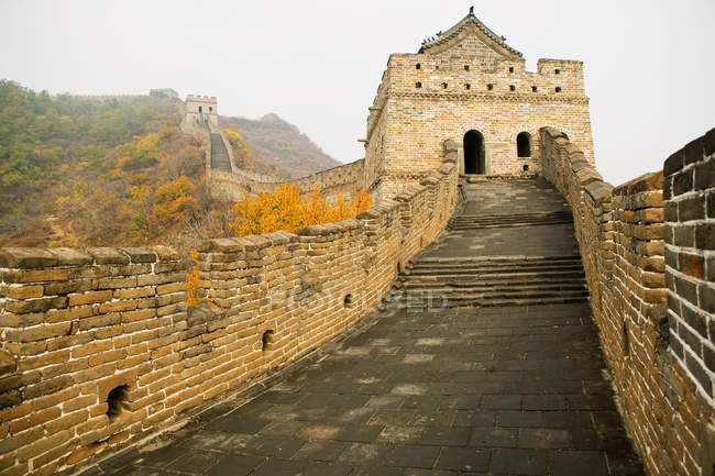Seção Mutianyu da Grande Muralha da China — Fotografia de Stock