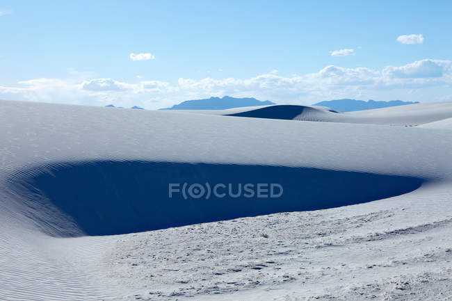 Vista de dunas de areia — Fotografia de Stock