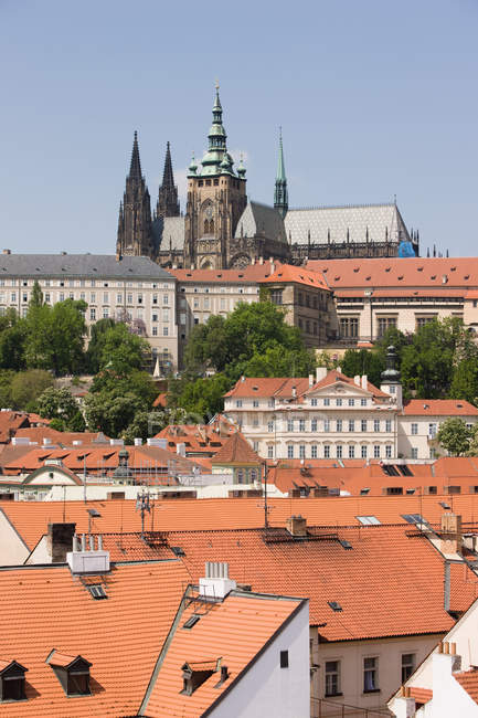 Спостереження за Малаю, Прагою, Чехією — стокове фото