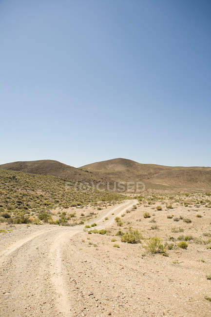 Road going through death valley — Stock Photo