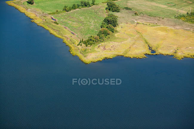 Landschaft mit Wasser bei Newport County — Stockfoto