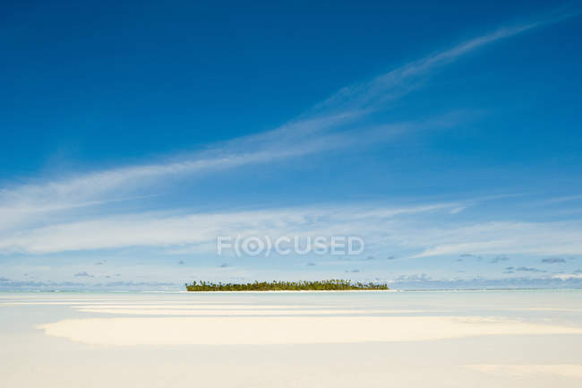 Ilha no Oceano Pacífico Sul — Fotografia de Stock