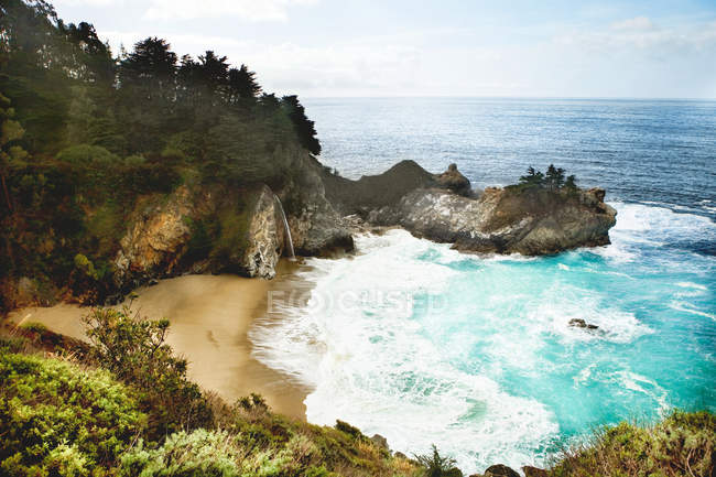 Bay and Beach na Califórnia — Fotografia de Stock