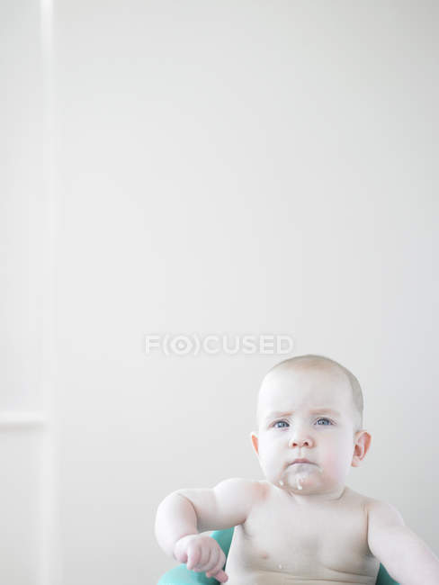 Portrait of a baby boy — Stock Photo