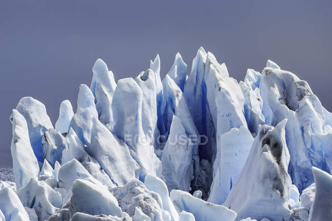 Dettaglio del ghiacciaio Perito Moreno, Parco Nazionale Los Glaciares, Patagonia, Cile — Foto stock