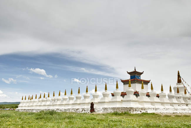 Tempio di Waqietalin, Sichuan, Cina — Foto stock