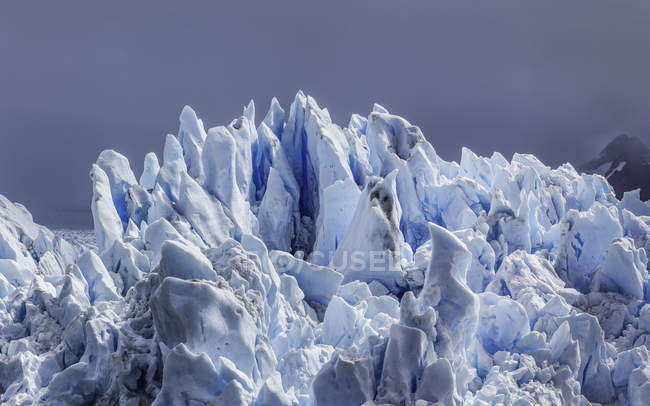 Detalle del Glaciar Perito Moreno, Parque Nacional Los Glaciares, Patagonia, Chile - foto de stock
