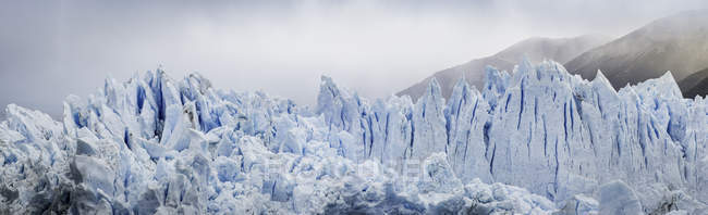 Panoramic view of Perito Moreno Glacier, Los Glaciares National Park, Patagonia, Chile — Stock Photo