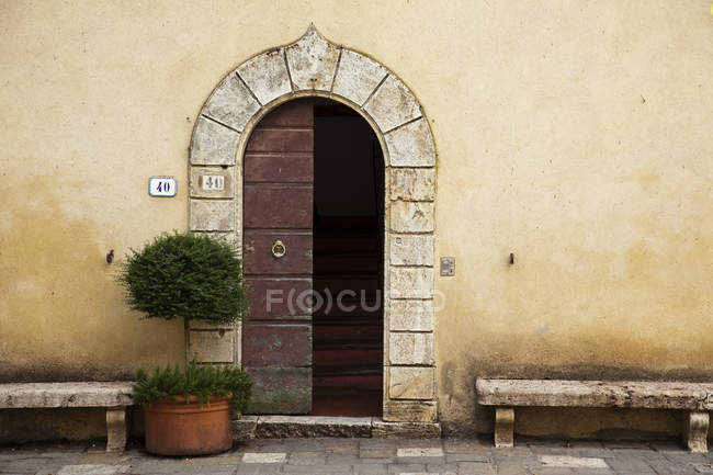 Italia, Toscana, Bagno Vignoni , - foto de stock