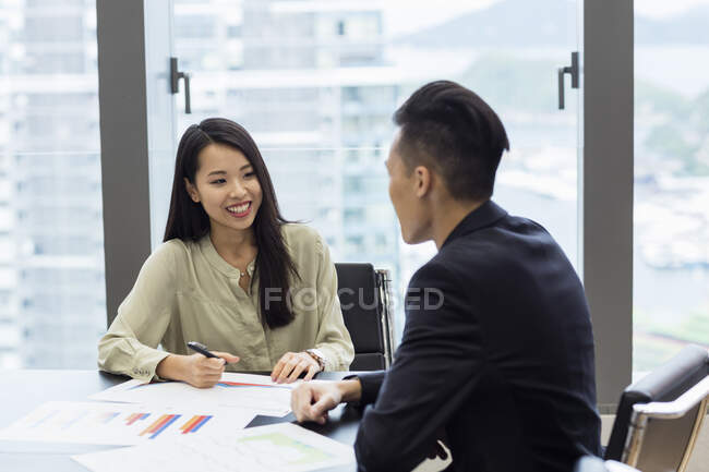 Colleagues in business meeting — Stock Photo