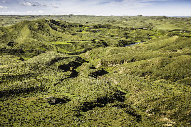 Vista del paesaggio irregolare, Montana, Stati Uniti — Foto stock