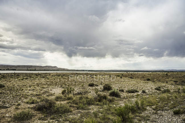 Dry flat landscape, Montana, Stati Uniti — Foto stock