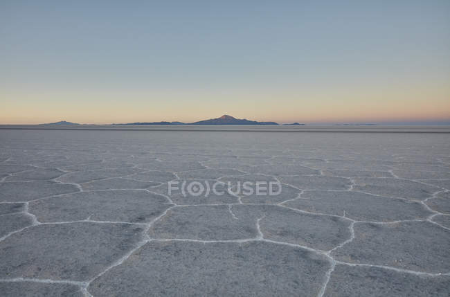 Scenic view of salt flats, Salar de Uyuni, Uyuni, Oruro, Bolivia, South America — Stock Photo