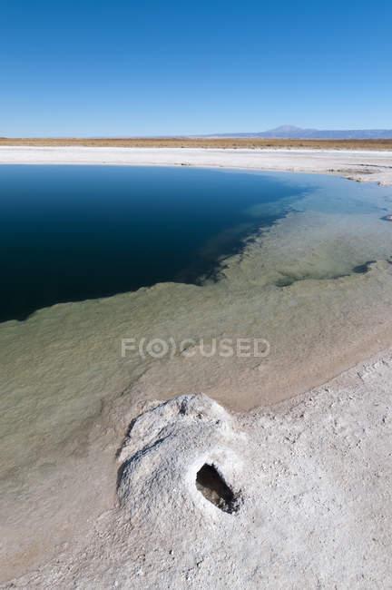 Ruhige Landschaft in der Atacama-Wüste, Antofagasta, Chile — Stockfoto