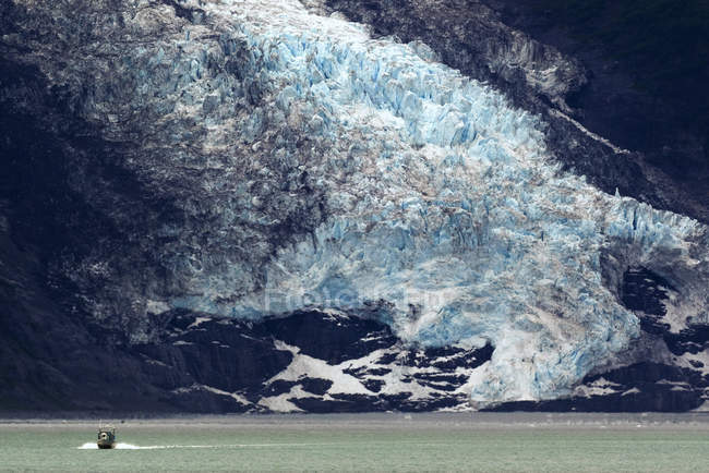 Glaciar, Prince William Sound, Whittier, Alaska, Estados Unidos, América del Norte - foto de stock