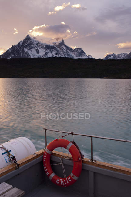 Lago Pehoe, Parco Nazionale Torres del Paine, Patagonia, Cile — Foto stock
