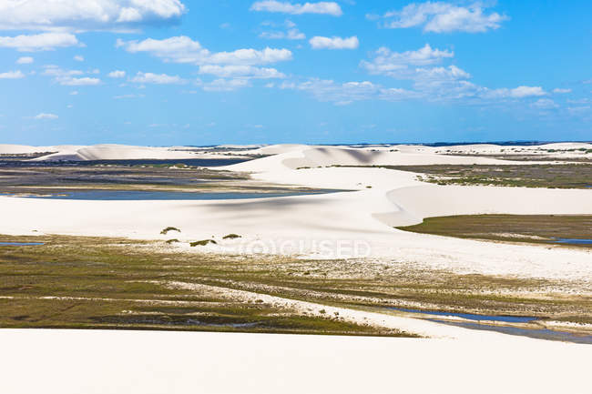 Dune di sabbia, Parco nazionale di Gerico-acoara, Ceara, Brasile, Sud America — Foto stock