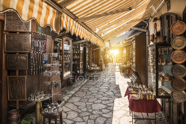 Mercato nel centro storico, Sarajevo, Bosnia-Erzegovina — Foto stock
