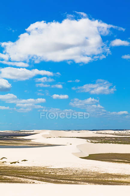 Sand dunes at Jericoacoara national park, Ceara, Brazil, South America — Stock Photo