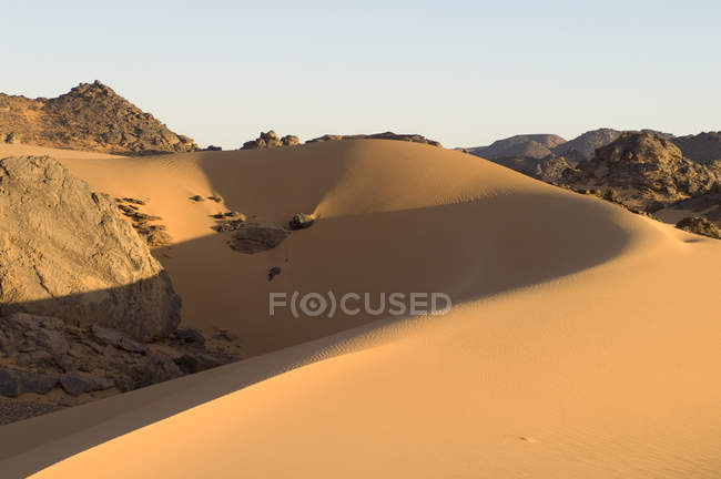 Akakus, deserto del Sahara, Fezzan, Libia — Foto stock