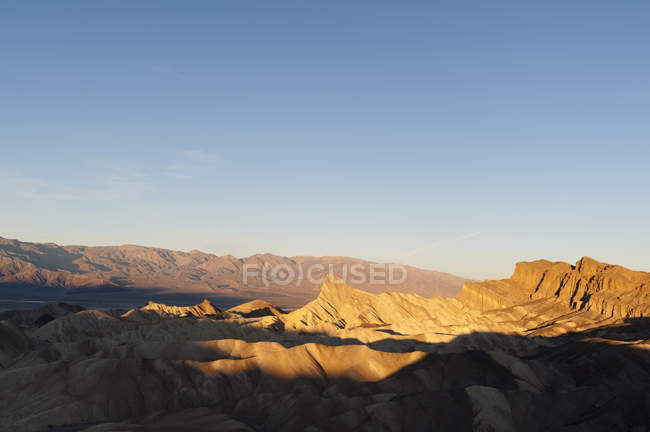 Zabriskie Point, Death Valley National Park, California, EE.UU. - foto de stock