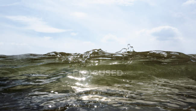 Close up ocean wave, Domburg, Zeeland, Pays-Bas, Europe — Photo de stock